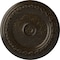 Ekena Millwork Carlsbad Ceiling Medallion (Fits Canopies up to 5 1/2"), 31 1/8"OD x 1 1/2"P, Stone Hearth Crackle CM31CASHC - alternate 1